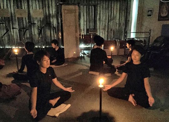 大阪　ヨガ教室　チャクラ冥想講座を受講して